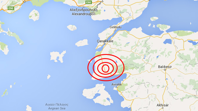 Çanakkale’de art arda deprem