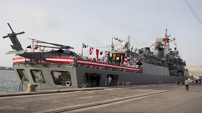 TCG Barbaros Fırkateyni Kazablanka'da