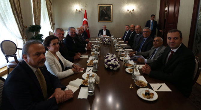 İMEAK DTO yönetiminden Başbakan Yıldırım'a ziyaret