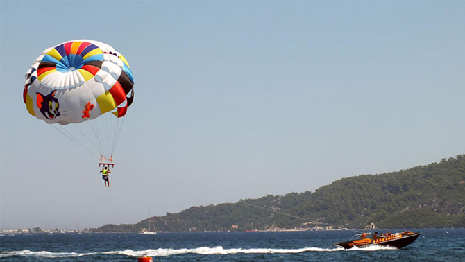 Marmaris’teki su sporu istasyonları alarma geçirildi