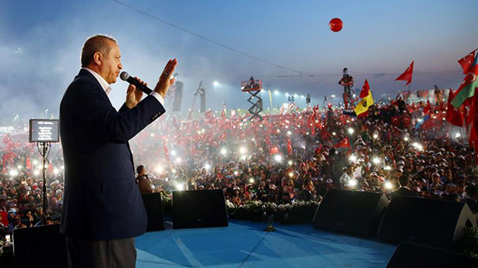 Erdoğan: "Bu görüntü düşmanları 16 Temmuz sabahı kadar üzmüştür"