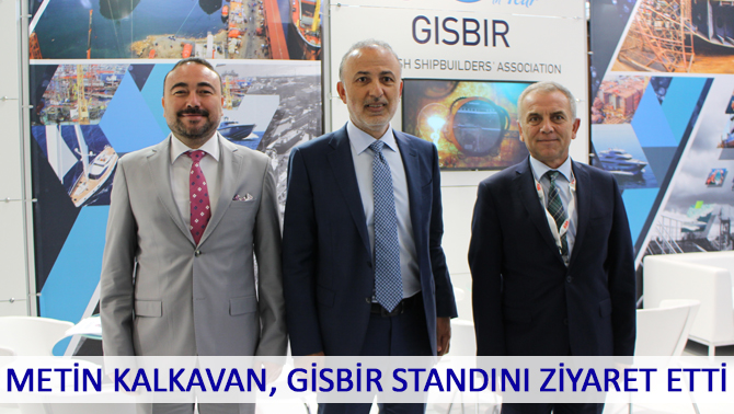 Metin Kalkavan GİSBİR standını ziyaret etti