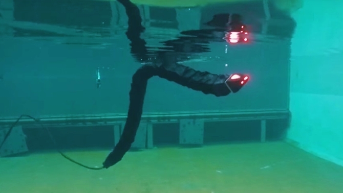 Eelume isimli robot denizde bakım yapacak