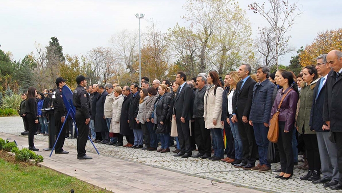 Yıldız Teknik Üniversitesi'nde Atatürk saygıyla anıldı