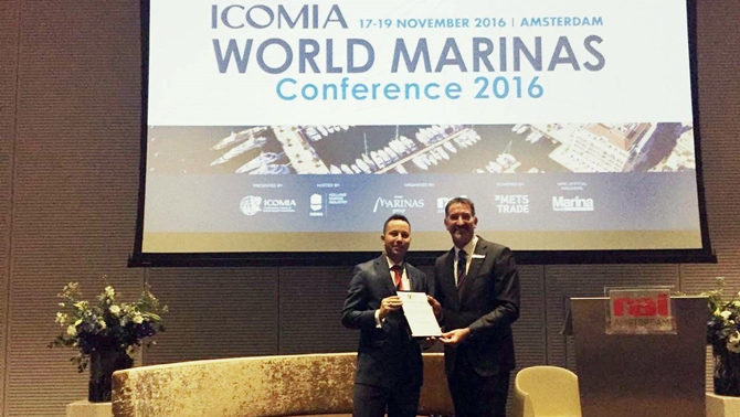 Çeşme Marina Genel Müdürü Akaltan, "Marina Yönetici Sertifikası" sahibi oldu