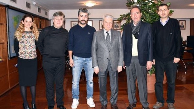 Alsancak Liman Esnafı İTO Başkanı Demirtaş'ı ziyaret etti