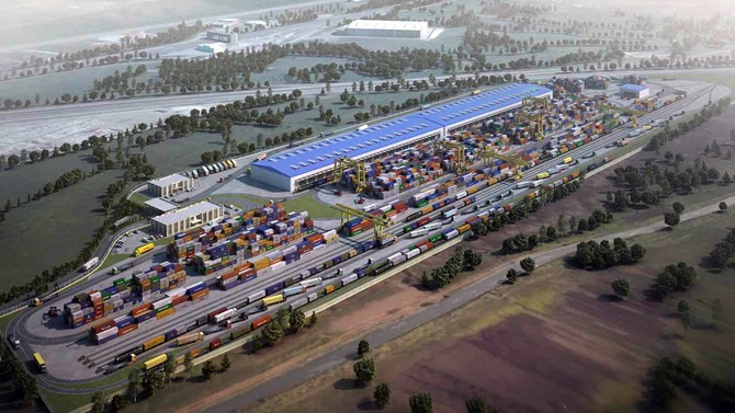 Railport "Kartepe İntermodal Lojistik Merkezi" için düğmeye basıldı