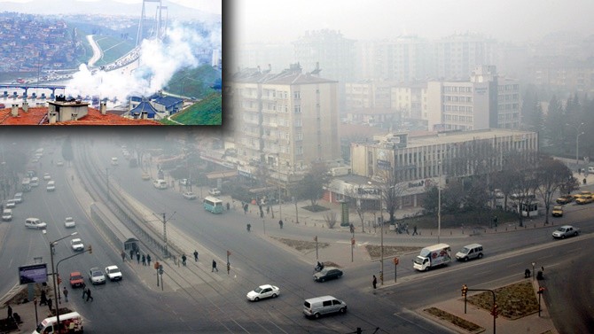 Avrupa’nın havası en kirli 10 kentinde 8’i Türkiye’de