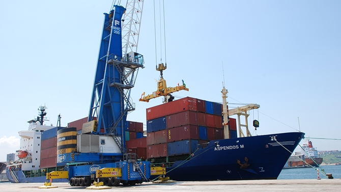 Çelebi Bandırma Limanı'ndan ithalat ve ihracat arttı