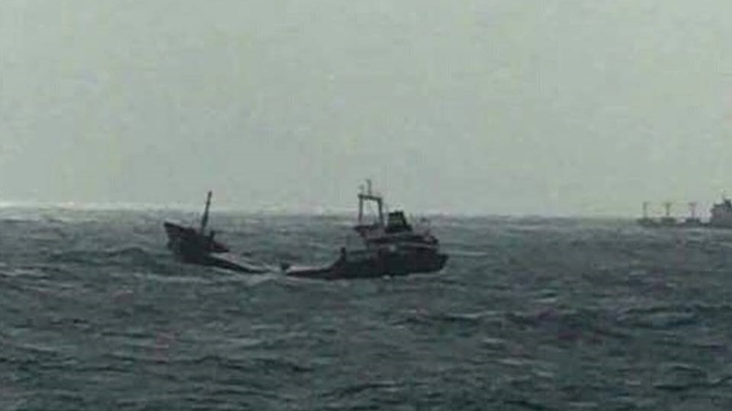 M/V Tınaztepe S gemisinin batma görüntüleri ortaya çıktı