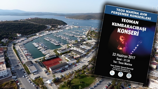 Teos Marina’da Perşembe konserleri başlıyor