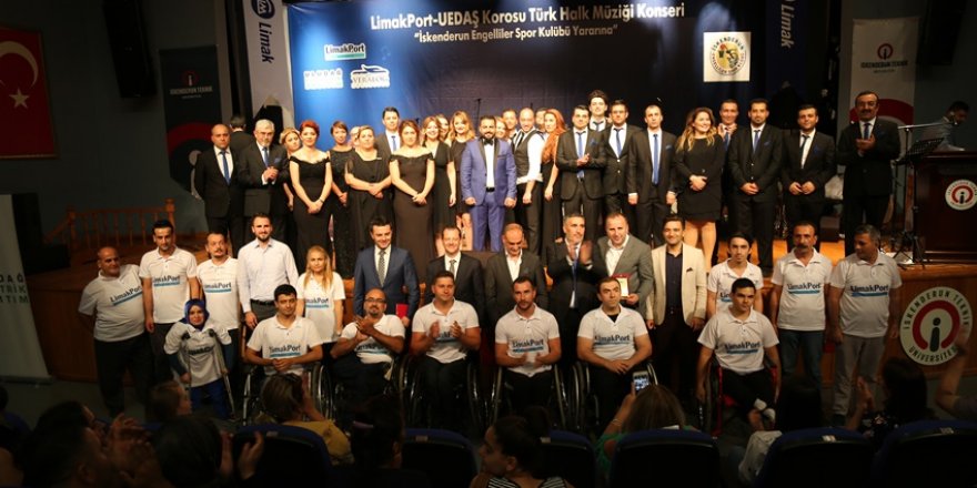 LimakPort ve UEDAŞ engelliler yararına konser verdi