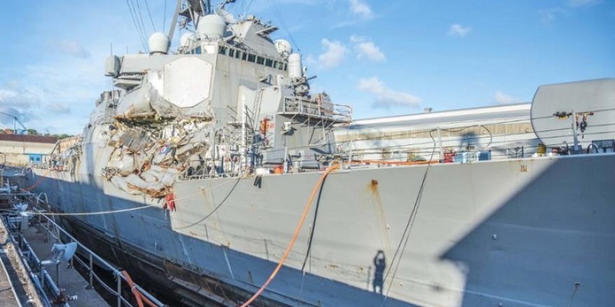 USS Fitzgerald tamir için ABD yolcusu