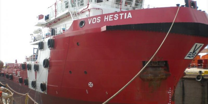 Göçmen kurtarma gemisi Vos Hestia'da arama yapıldı
