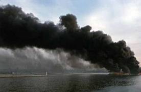 Çin'de petrol tankerinde patlama meydana geldi