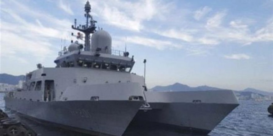 Güney Kore donanmasının yeni eğitim gemisi