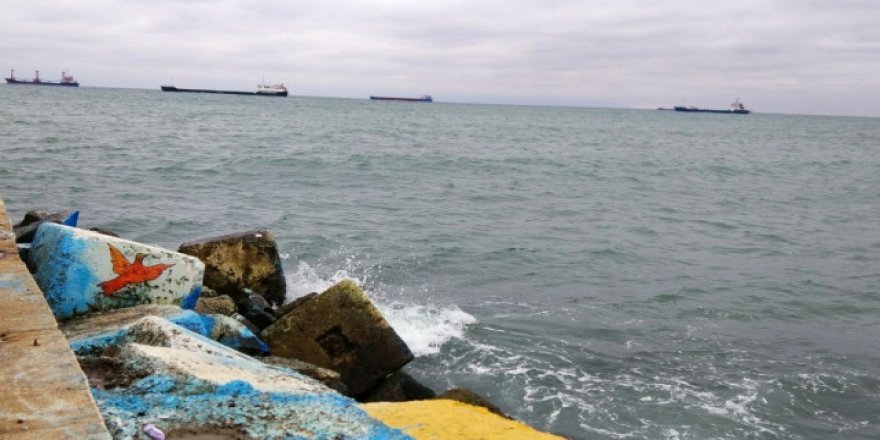 11 şilep ve tanker, Tekirdağ sahiline demirledi