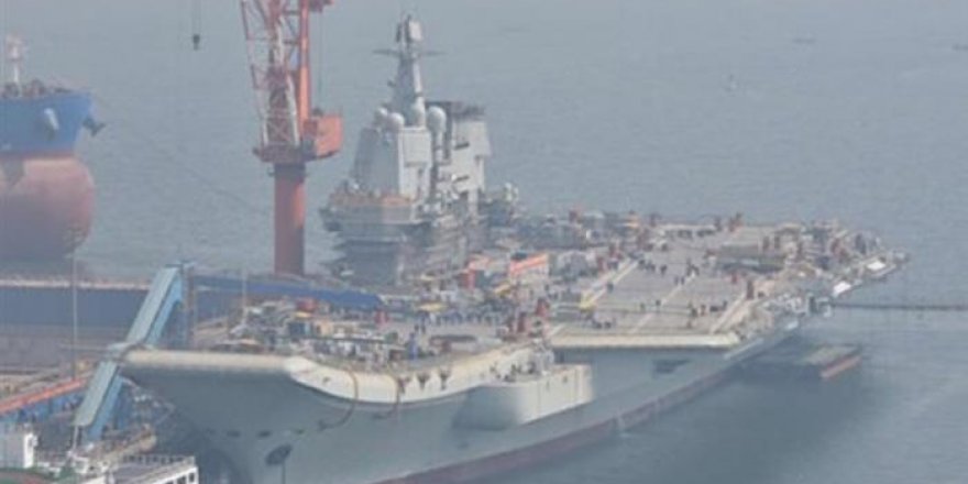 Çin'in yerli uçak gemisi deniz testlerine hazırlanıyor