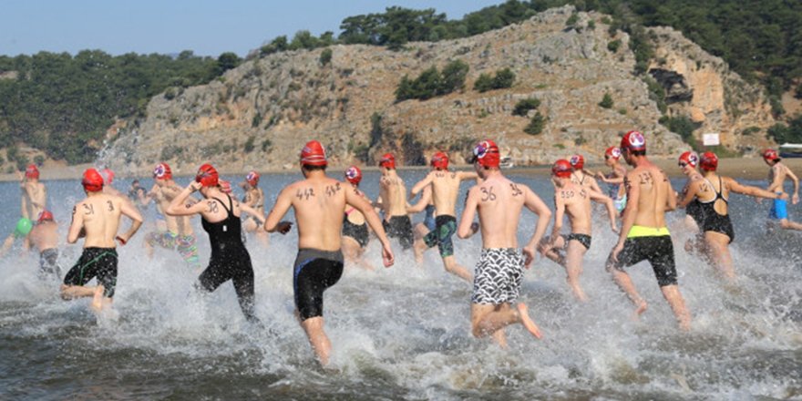 3. Uluslararası Dalyan Açık Su Yüzme Yarışması Yapıldı