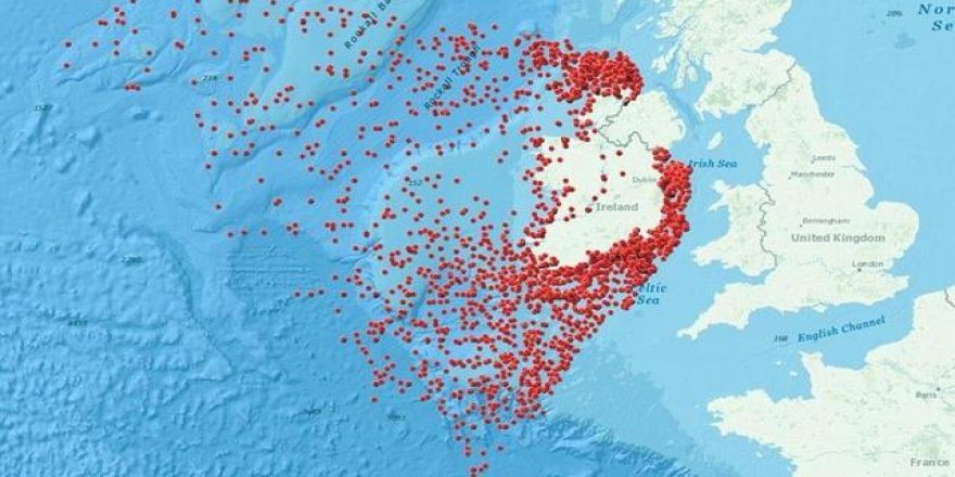 İrlanda batık haritasını yayınladı