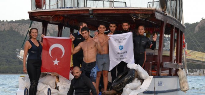 Antalya'da Kabotaj, dip temizliğiyle kutlandı