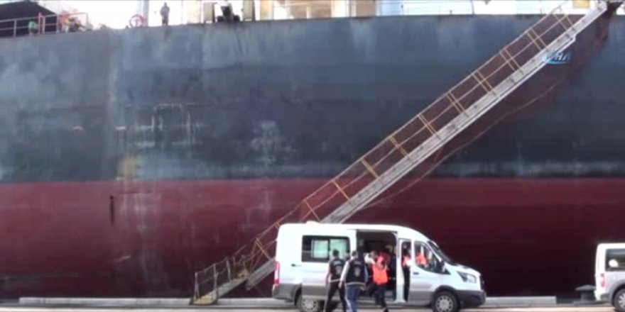 Gemide  415 bin litre kaçak akaryakıt ele geçirildi