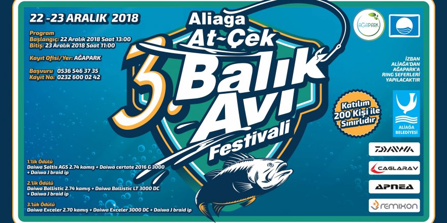 Aliağa'da At-Çek Balık Avı Festivali başlıyor