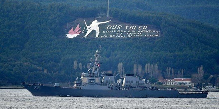 Amerikan savaş gemisi Karadeniz’den ayrıldı