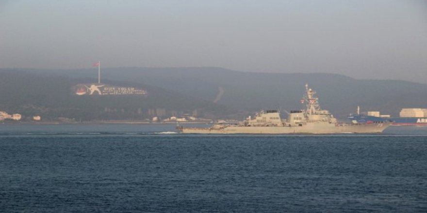 ABD savaş gemisi Marmara’ya açıldı