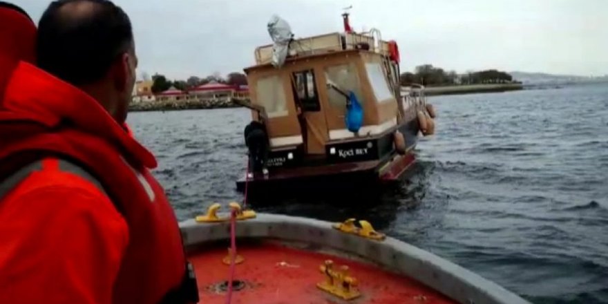 Teknede mahsur kalanları DAK-SAR kurtardı