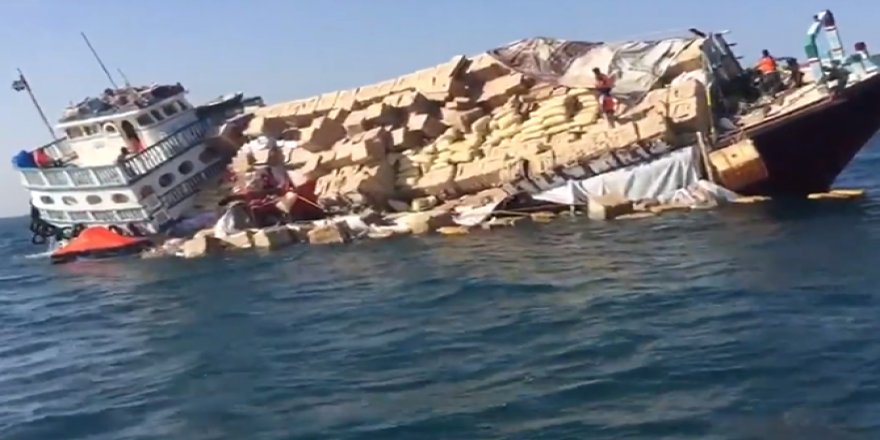 Basra Körfezi’nde yük gemisi battı