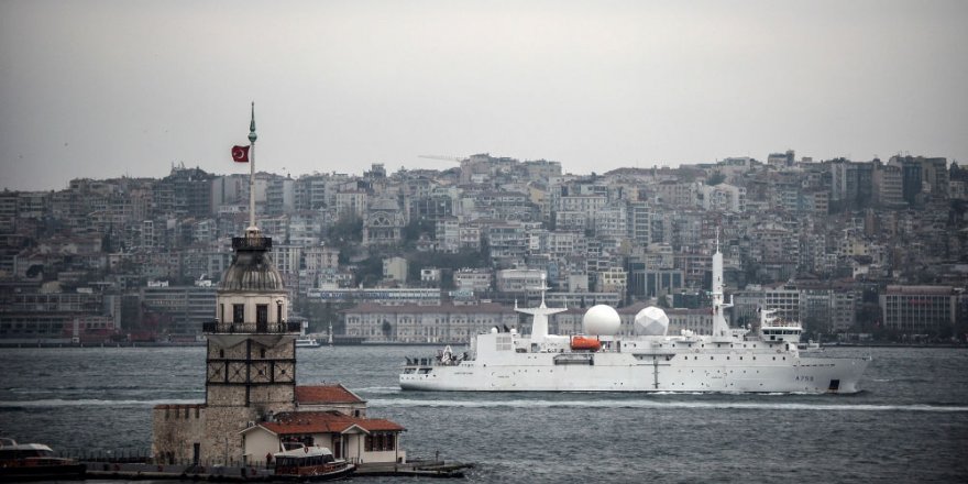 Fransız istihbarat gemisi Karadeniz'de
