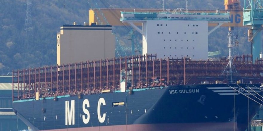 Dünyanın en büyük konteyner gemisi yola çıktı