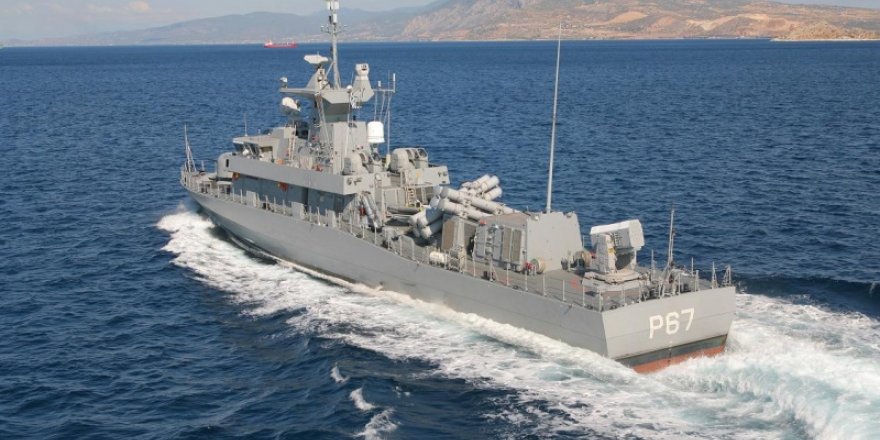 Yunan donanmasının yeni gemisi testlere başladı