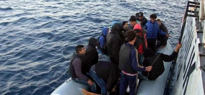 Ege'de 38 göçmen yakalandı