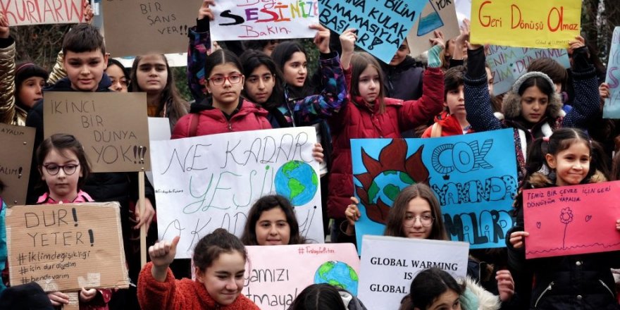 Türkiye 'Küresel İklim Grevi'nde sokaktaydı