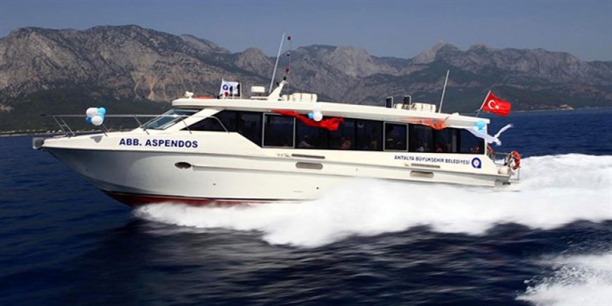 Antalya deniz otobüsü seferi kaldırıldı