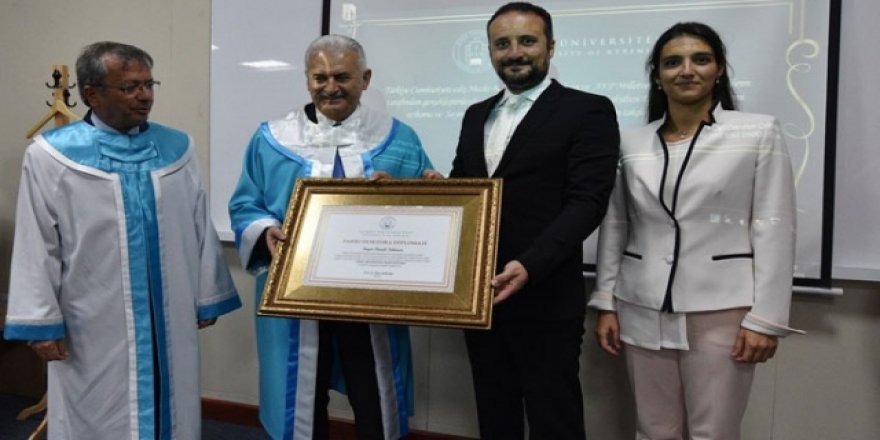 Binali Yıldırım’a ‘Fahri Doktora’ unvanı verildi