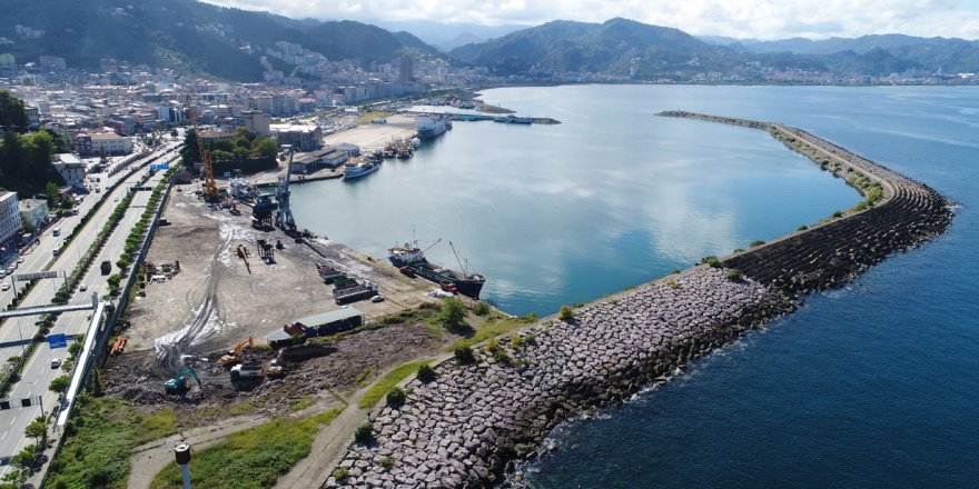 Giresun limanından 58 bin ton yükleme yapıldı