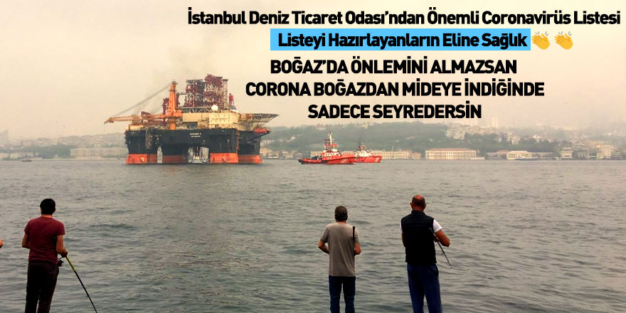 İMEAK, Limanlarda ve Türk Boğazlarında sağlık kontrol önlemlerini paylaştı