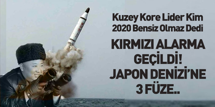 Kuzey Kore Japon Denizi'ne Füze Fırlattı