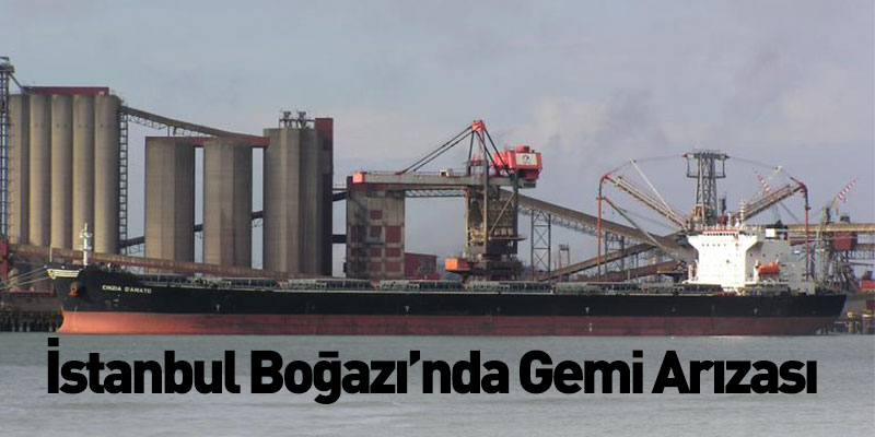 İstanbul Boğazı'nda Gemi Arızası