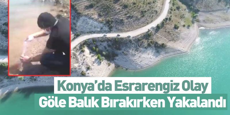 Konya’da Esrarengiz Olay, Göle Balık Bırakırken Yakalandı