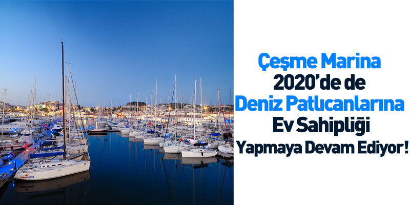 Çeşme Marina 2020’de de Deniz Patlıcanlarına Ev Sahipliği Yapmaya Devam Ediyor!