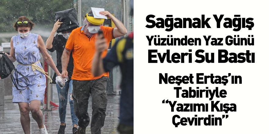 İstanbul Sağanak Yağışın Etkisi Altına Girdi