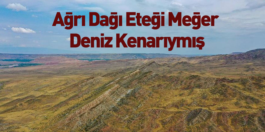 Ağrı Dağı Eteklerinin Geçmişte Deniz Kenarı Olduğu Ortaya Çıktı