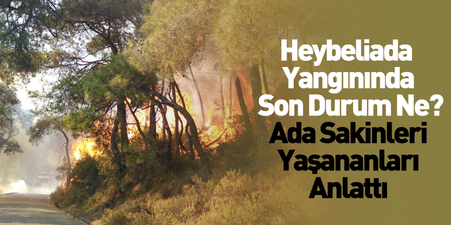 Heybeliada'da Çıkan Yangınla İlgili Son Durum Ne?