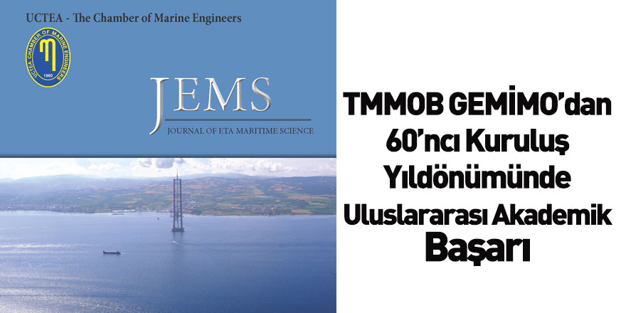 TMMOB GEMİMO'dan 60. Kuruluş Yılında Uluslararası Akademik Başarısı