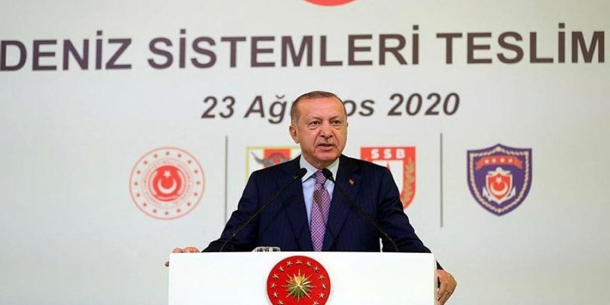 Cumhurbaşkanı Erdoğan Yeni Deniz Sistemleri Teslim Töreni'nde Konuştu