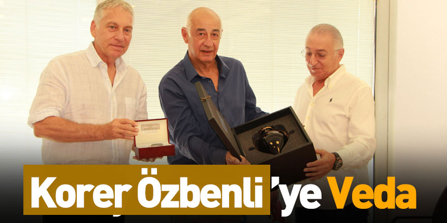 Korer Özbenli'ye Veda